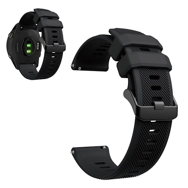 Garmin Forerunner 745 silicone watch band - Black Svart