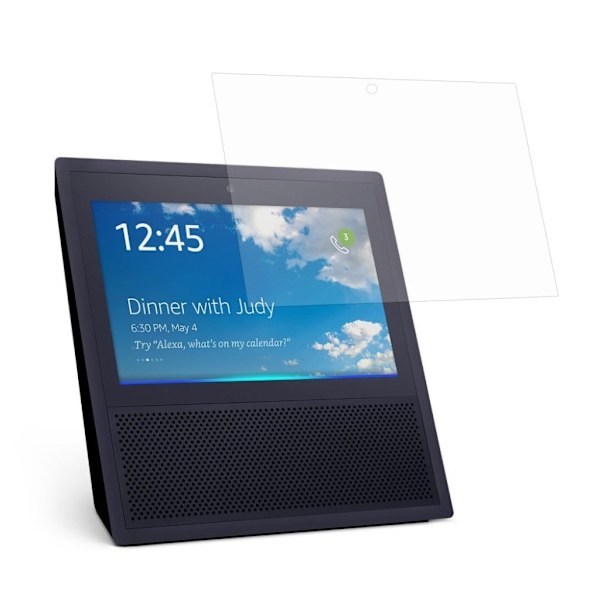 Echo Show temperoitu suojalasi näytölle - Kirkas Transparent
