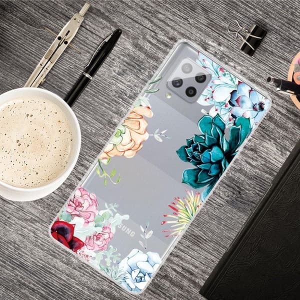 Deco Samsung Galaxy M62 / F62 Etui - Smuk Blomst Multicolor
