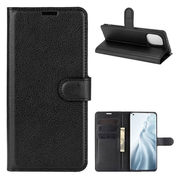 Classic Xiaomi Mi 11 Läppäkotelo - Musta Black