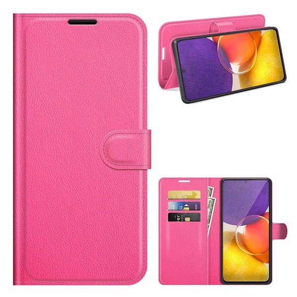 Classic Samsung Galaxy Quantum 2 Läppäkotelo - Rose Pink