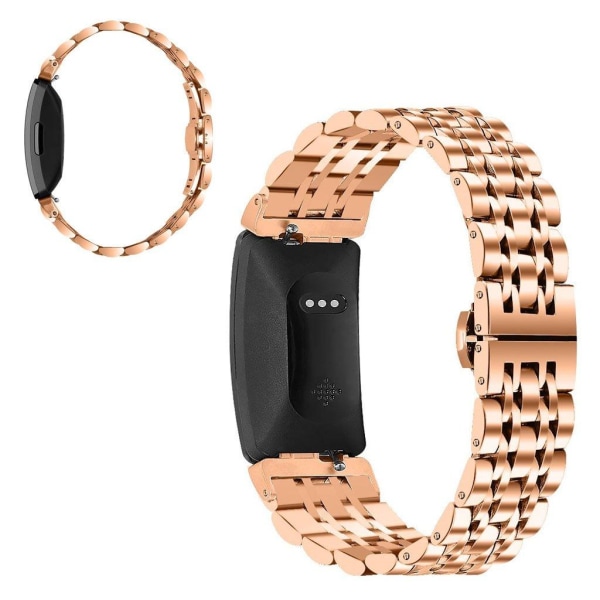 Fitbit Inspire / Inspire HR bead stainless steel watch band - Ro Rosa