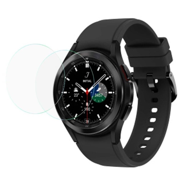 2 stk Samsung Galaxy Watch 4 Classic (42mm) HD skærmbeskytter af hærdet glas Transparent