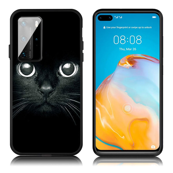 Imagine Huawei P40 deksel - Katt Black