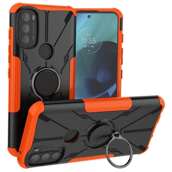 Kickstand cover with magnetic sheet for Motorola Moto G71 5G - O Orange
