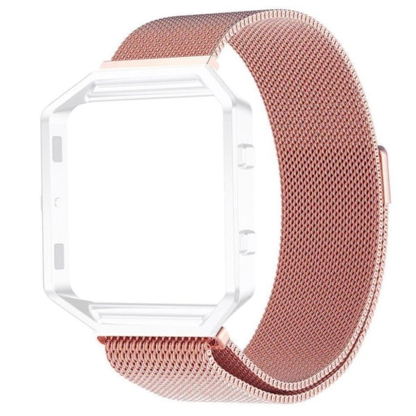 Fitbit Blaze Klockband i rostfritt stål - Rosa Rosa