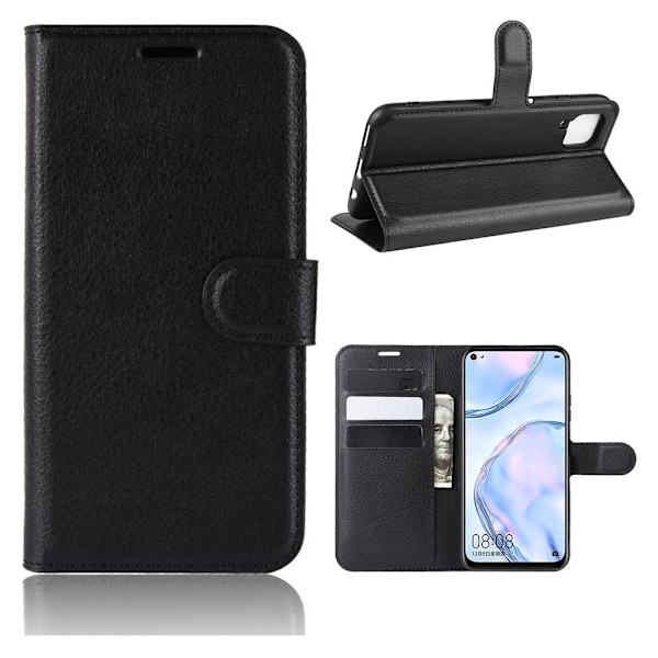 Classic Huawei P40 Lite / Nova 6 SE etui - Sort Black