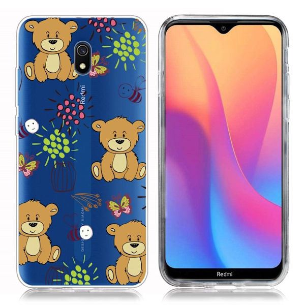Deco Xiaomi Redmi 8A skal - Teddybjörn Brun