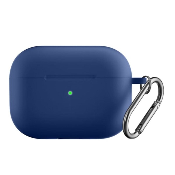 AirPods Pro 2 silicone case with buckle - Dark Blue Blue
