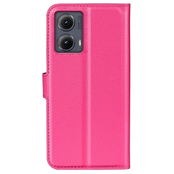 Classic Motorola Edge (2024) flip etui - Rose Pink