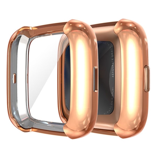 Fitbit Versa 2 galvanointikotelo - Ruusukulta Pink