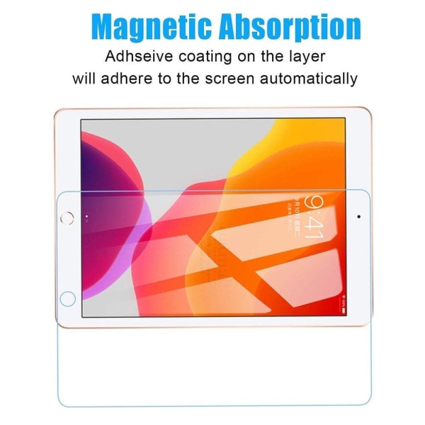 iPad 10.2 (2021) / (2020) / (2019) TPU transparent cover with te Transparent