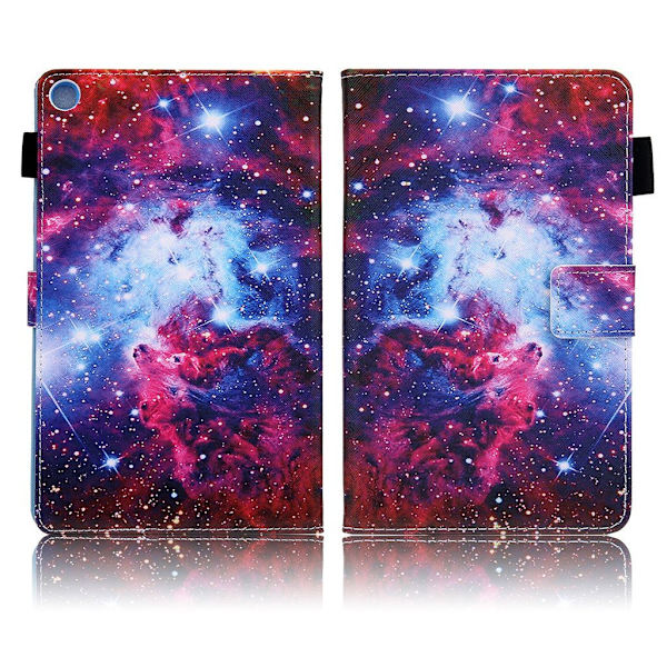 Samsung Galaxy Tab A 8.0 (2019) elegant  læder flip etui - Cosmos Multicolor