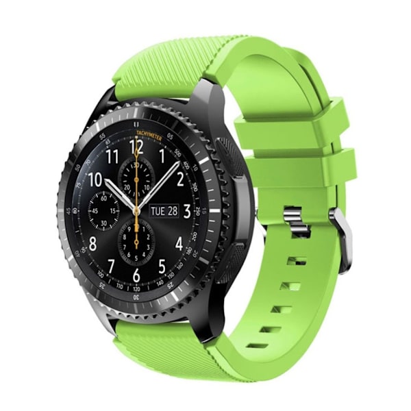 Samsung Gear S3 trendig silikon klockarmband - Ljusgrön Grön