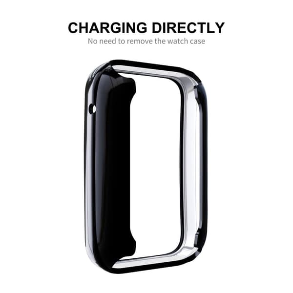 HAT PRINCE Xiaomi Mi Band 7 Pro-skydd med skärmskydd - Silver Silvergrå