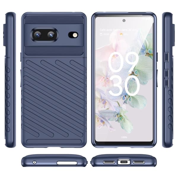 Thunder Google Pixel 7 Etui - Blå Blue