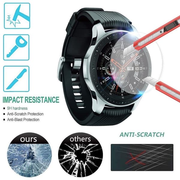 Samsung Galaxy Watch 3 (41mm) arc edge tempered glass screen protector Transparent