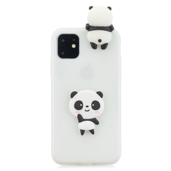 Cute 3D iPhone 11 cover - Hvid / Panda White