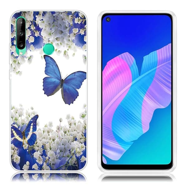 Butterfly läder Huawei P40 Lite E fodral - Flerfärgad multifärg
