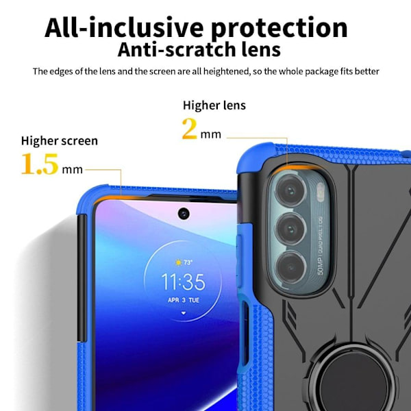 Magneettikannatin Motorola Moto G Stylus 5G (2022) - Musta Black