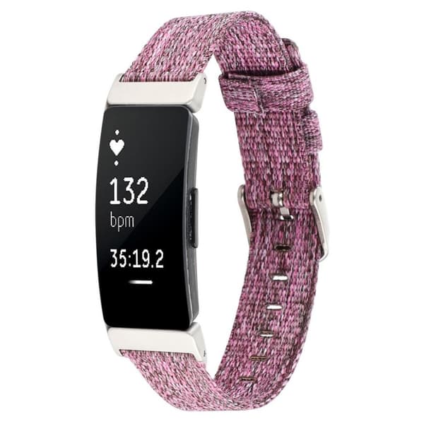 Fitbit Inspire / Inspire HR klockarmband i nylon - Lila Lila