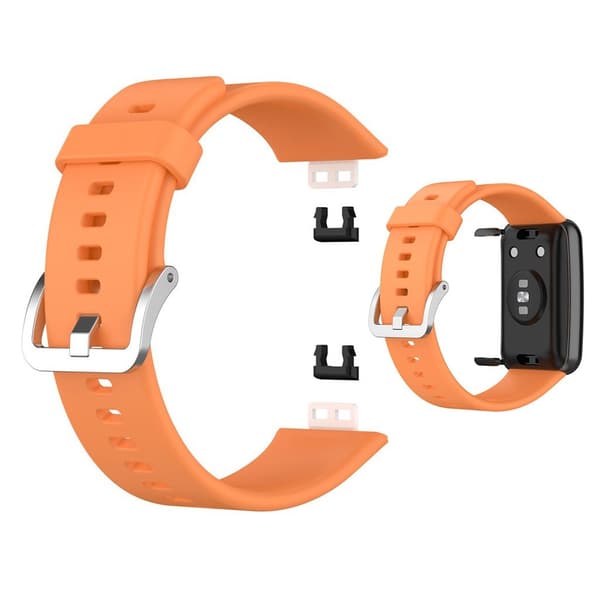 Huawei Watch Fit silikonarmbånd - Oransje Orange