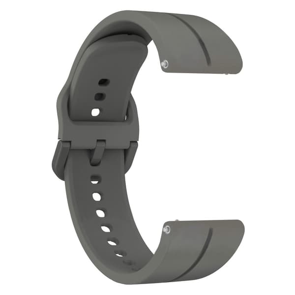 Huawei Watch 3 Pro / GT 2 Pro / GT 2e / GT silikonarmband - Mörkgrå Silvergrå