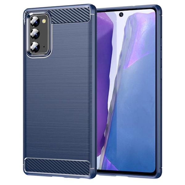 Carbon Flex Etui Samsung Galaxy Note 20 5G / Note 20 - Blå Blue