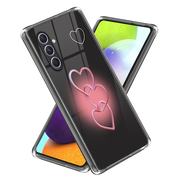 Deco Samsung Galaxy A54 skal - Tre-Kärlek Rosa