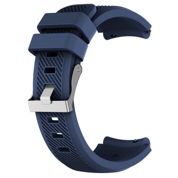 Huawei Watch GT 22mm mönstrat klockband av silikon - Mörkblå Blå