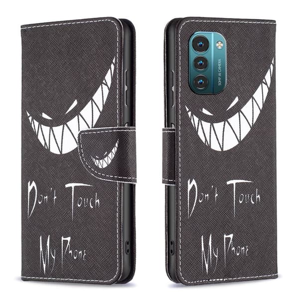 Wonderland Nokia G11 / Nokia G21 flip-etui - Glis Black