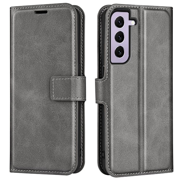 Lompakko Nahkakotelo For Samsung Galaxy S23 - Harmaa Silver grey