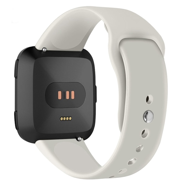 Fitbit Versa Lite klockband av silikon - Storlek: L / Beige Beige