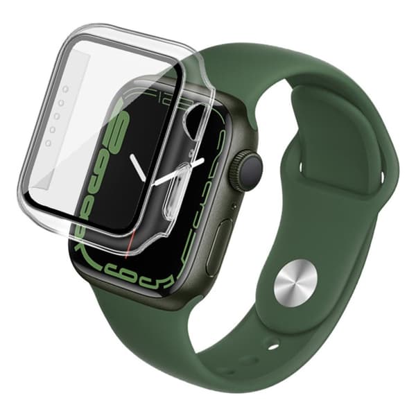 IMAK Apple Watch (41mm) cover with HD tempered glass - Transparent Transparent