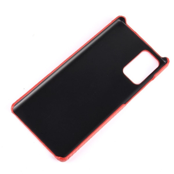 Croco Etui Samsung Galaxy Note 20 - Rød Red