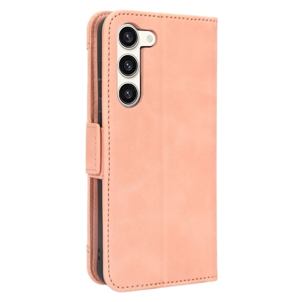 Stilrent Plånboksfodral i Läder till Samsung Galaxy S23 - Rosa Rosa