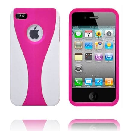 iCurve Snap-On (Blå) iPhone 4S-cover Pink