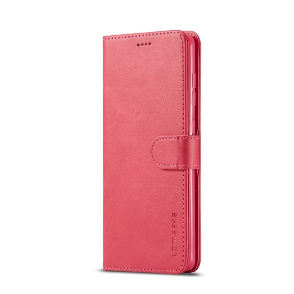 LC.IMEEKE Samsung Galaxy A71 Flip kotelot - Ruusu Red