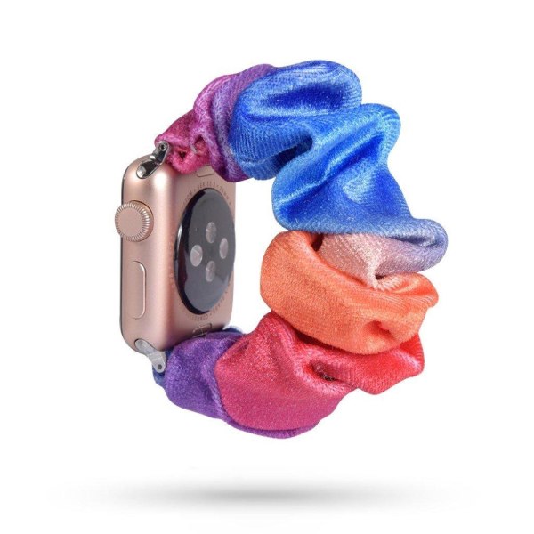 Apple Watch Series 5 40mm Mønster stof urrem - Rose / Orange og Multicolor