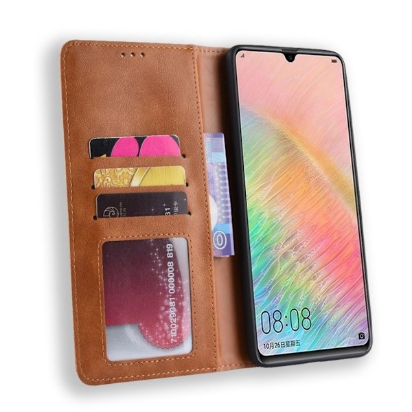Bofink Vintage läder Huawei Mate 20X fodral - Brun Brun