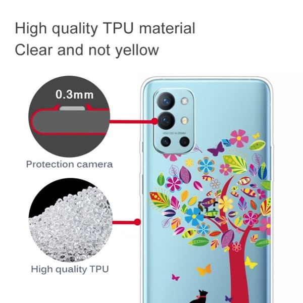 Deco OnePlus 9R skal - Katt Och Träd multifärg