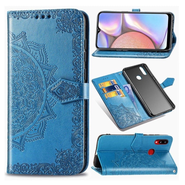 Mandala Samsung Galaxy A10s etui - Blå Blue