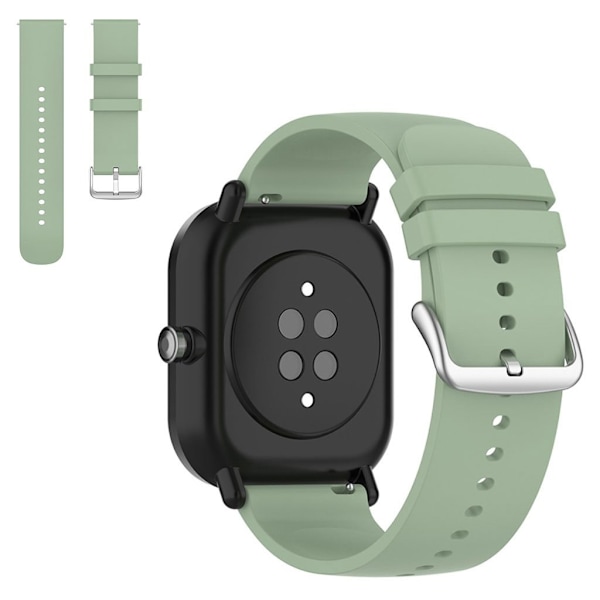 20mm Universal silikone udskiftningsurrem - Grøn Green