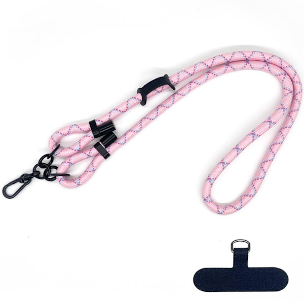 Justerbar nakke-/skulderstropp i polyester - Rosa Pink