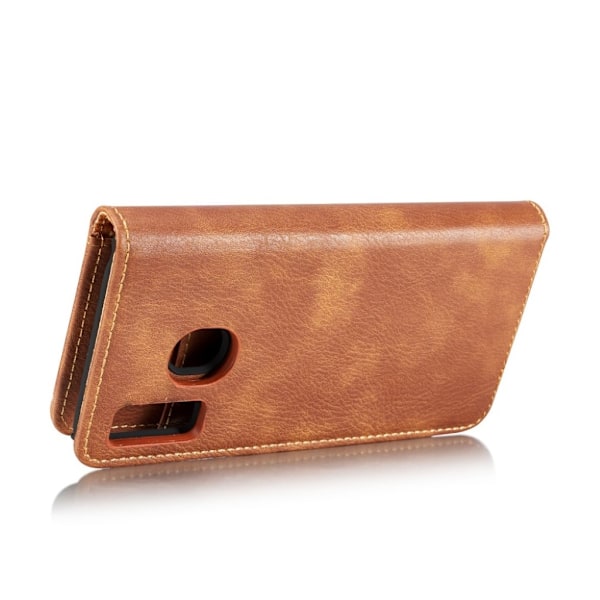 DG.MING Samsung Galaxy A40 2-in-1 Wallet etui - Brun Brown