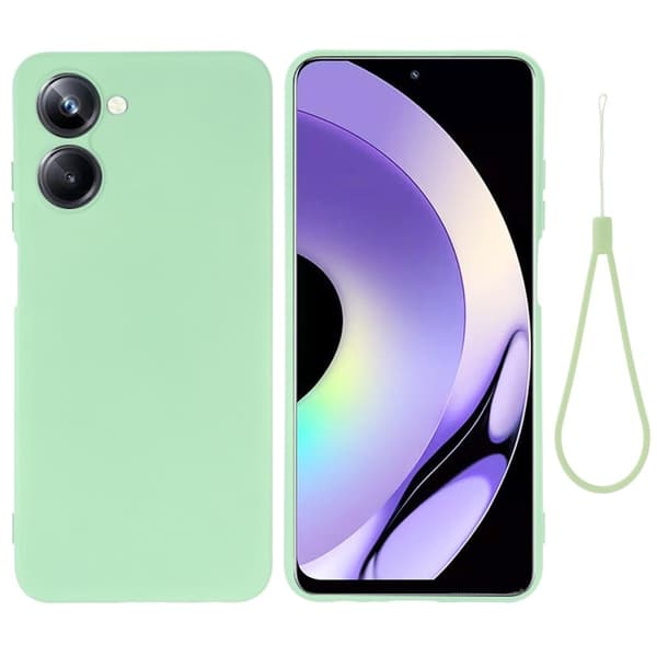 Matte Liquid Realme 10 4G silikone cover - Grøn Green