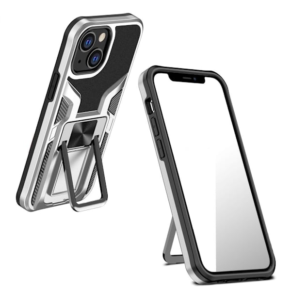 Støtsikkert hybriddeksel for iPhone 13 Mini - Sølv Silver grey