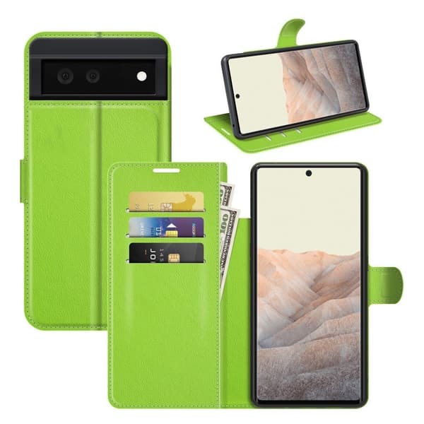Klassisk Google Pixel 6 flip etui - Grøn Green