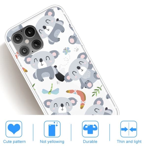 Deco iPhone 12 Pro Max Etui - Koala Silver grey