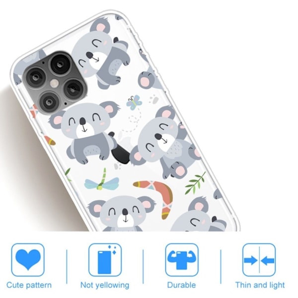 Deco iPhone 12 Pro Max skal - Koala Silvergrå